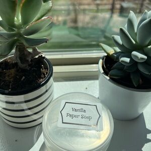 Vanilla Paper Soap Hand Crafted